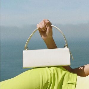 Mansur Gavriel Pencil Purse in Creme